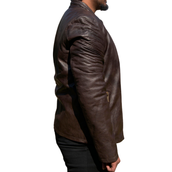 Men's Leather Jacket - 29296 - Image 6